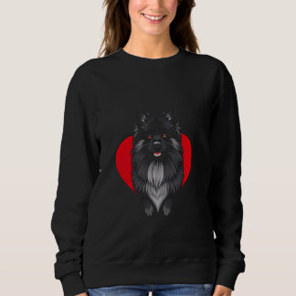 Valentijnsdag Keeshond Dog Trui