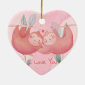 Valentijnsdag Keramisch Ornament (Achterkant)