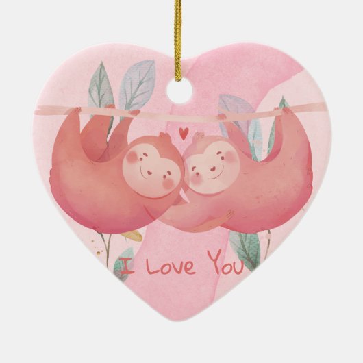 Valentijnsdag Keramisch Ornament (Achterkant)