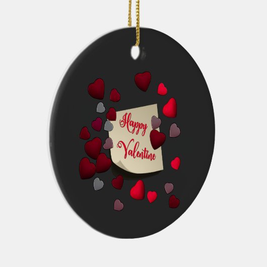 Valentijnsdag keramisch Ornament (Rechts)