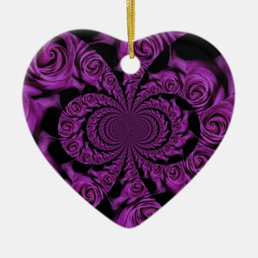 Valentijnsdag Keramisch Ornament (Voorkant)