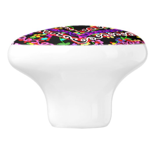 Valentijnsdag Keramische Knop (Zijkant)