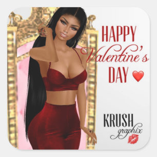 Valentijnsdag Kesha Stickers