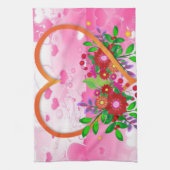 Valentijnsdag Keukenhanddoek (Verticaal)