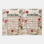 Valentijnsdag Keukenhanddoek (Horizontaal)