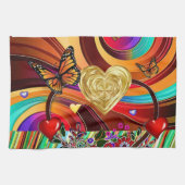 Valentijnsdag Keukenhanddoek (Horizontaal)