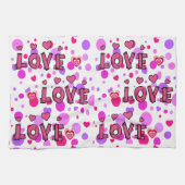 Valentijnsdag Keukenhanddoek (Horizontaal)