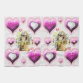 Valentijnsdag Keukenhanddoek (Horizontaal)