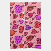Valentijnsdag Keukenhanddoek (Verticaal)