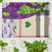 Valentijnsdag Keukenhanddoek, Butterfly Theedoek (Gevouwen)