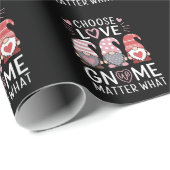 Valentijnsdag Kies Liefde Gnoom Maakt Wat Maakt Cadeaupapier (Rol Hoek)