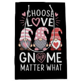 Valentijnsdag Kies Liefde Gnoom Maakt Wat Maakt Medium Cadeauzakje (Voorkant)