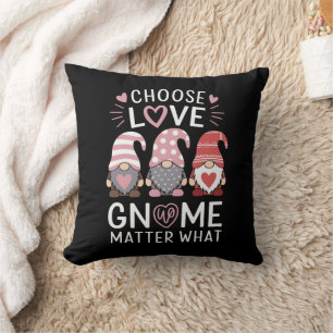 Valentijnsdag Kies voor liefde Gnome Maakt niet ui Kussen