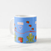 Valentijnsdag Kikker Bessen Mokken (Voorkant links)