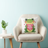 Valentijnsdag kikker kussen (Stoel)