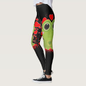 Valentijnsdag Kikker Leggings (Links)