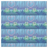 Valentijnsdag kikkervisjes stof (Swatch)