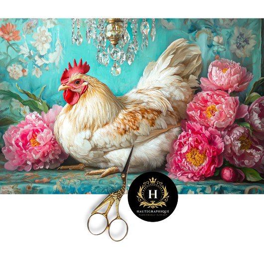  Valentijnsdag kipdecoupage Tissuepapier