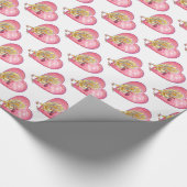 Valentijnsdag kippen cadeaupapier (Hoek)