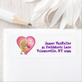 Valentijnsdag kippen etiket (Insitu)