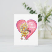 Valentijnsdag kippen feestdagenkaart (Staand voorkant)