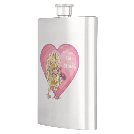 Valentijnsdag kippen heupfles (Links)