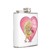 Valentijnsdag kippen heupfles (Rechts)