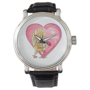 Valentijnsdag kippen horloge