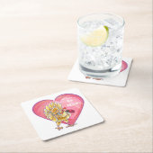 Valentijnsdag kippen kartonnen onderzetters (Insitu)