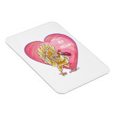 Valentijnsdag kippen magneet (Rechterzijde)