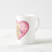 Valentijnsdag kippen porselein kop (Voorkant rechts)