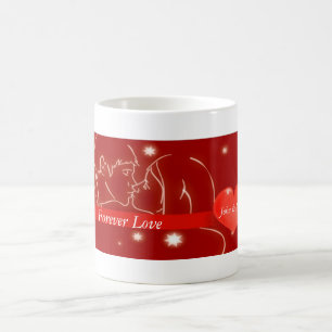 Valentijnsdag Kiss Koffiemok