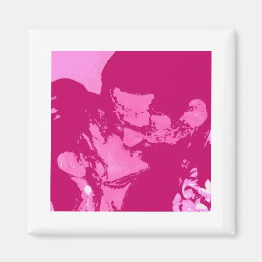 Valentijnsdag Kiss Magneet (Voorkant)