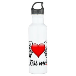 Valentijnsdag Kiss me 24.Oz waterfles