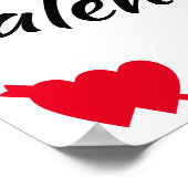 VALENTIJNSDAG KISS poster (Hoek)