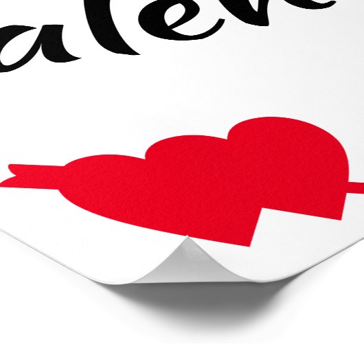 VALENTIJNSDAG KISS poster (Hoek)