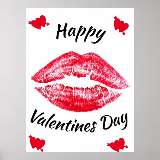 VALENTIJNSDAG KISS poster (Voorkant)