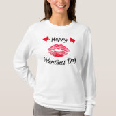 VALENTIJNSDAG KISS T-SHIRT (Voorkant)