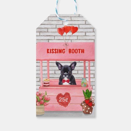 Valentijnsdag KissingBooth Cadeaulabel (Achterkant)