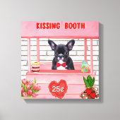 Valentijnsdag KissingBooth Canvas Afdruk (Voorkant)