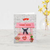 Valentijnsdag KissingBooth Kaart (Gele Bloem)