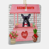 Valentijnsdag KissingBooth Keramisch Ornament (Rechts)