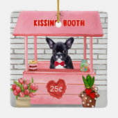 Valentijnsdag KissingBooth Keramisch Ornament (Achterkant)