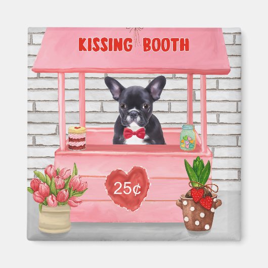Valentijnsdag KissingBooth Magneet (Voorkant)