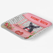 Valentijnsdag KissingBooth Papieren Bordje (Gebogen)