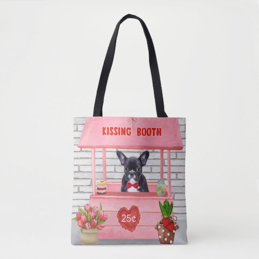 Valentijnsdag KissingBooth Tote Bag (Voorkant)
