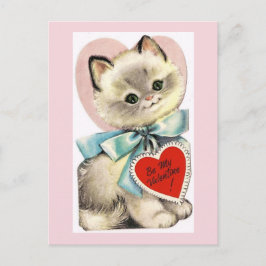  Valentijnsdag kitten Briefkaart