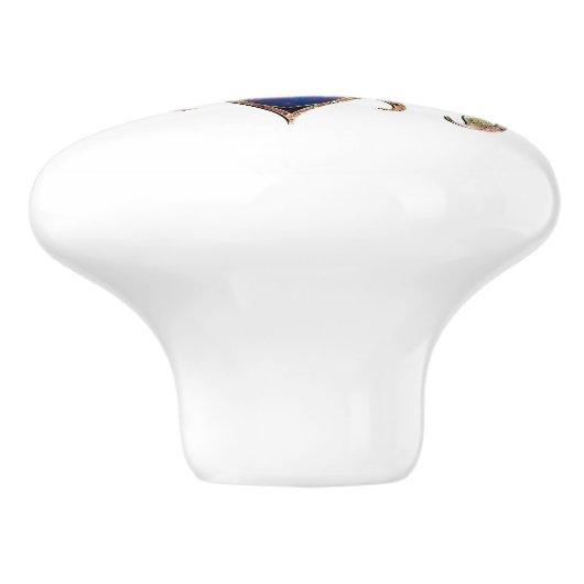 Valentijnsdag Kitten Keramische Knop (Zijkant)