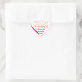 Valentijnsdag Kitten - Un Deux Trois Kat Hart Sticker (Tas)