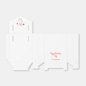 Valentijnsdag klaslokaal kattenkat hart bedankdoosjes (Uitgevouwen)